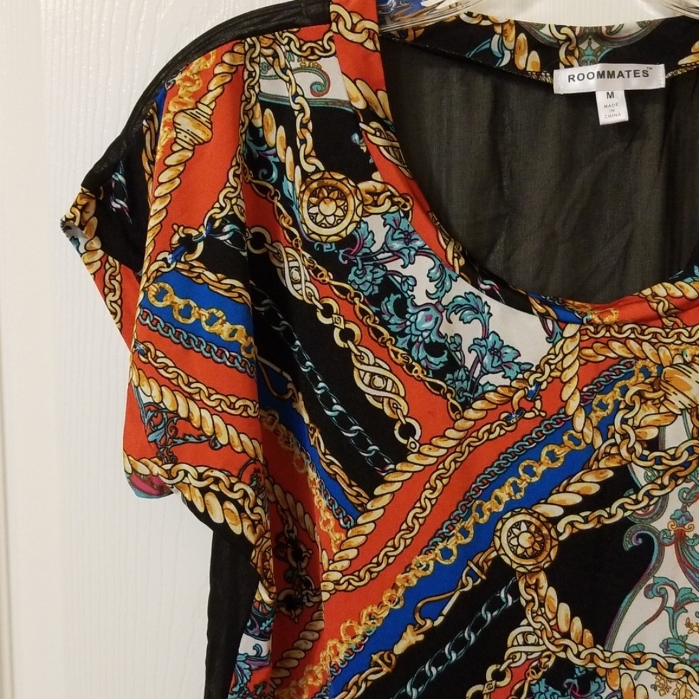 Colorful printed blouse - Picture 2 of 3